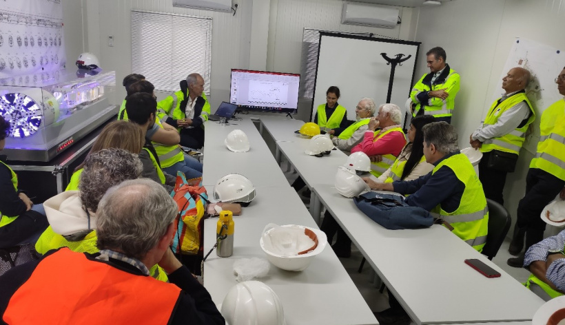 Relatório da Visita Técnica às Obras dos Túneis de Drenagem Pluvial de Lisboa